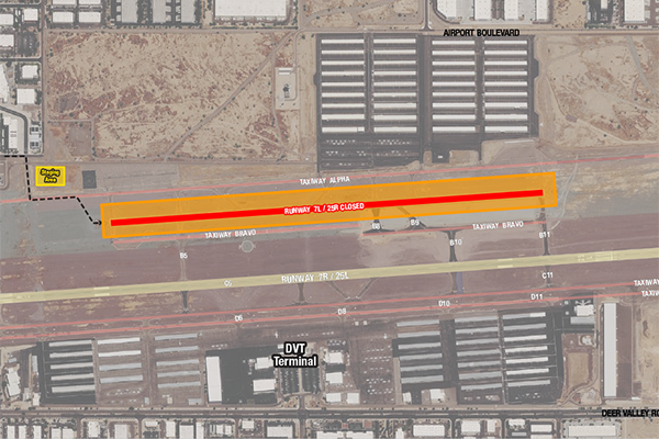  Runway 7L / 25R Closure